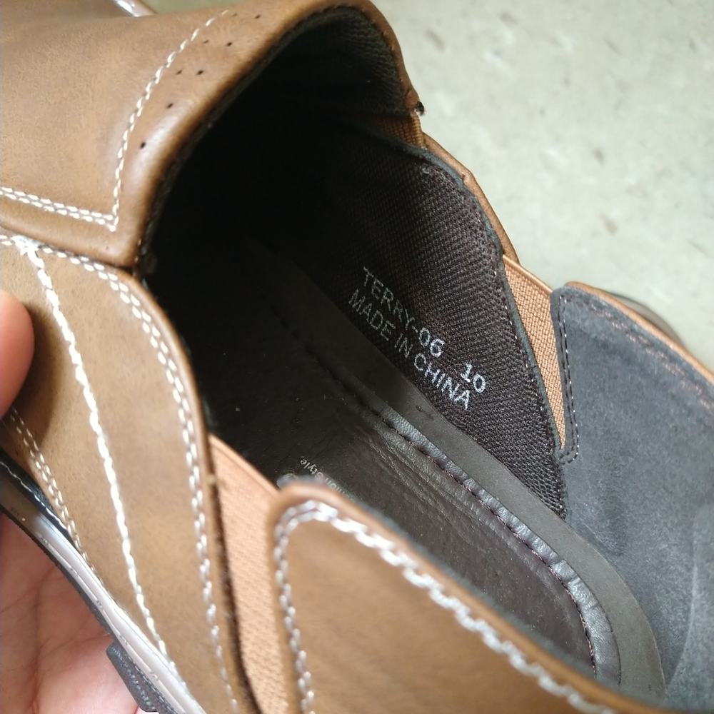 Terry casual shoes size 10